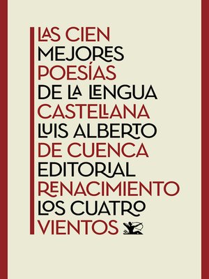 cover image of Las cien mejores poesías de la lengua castellana